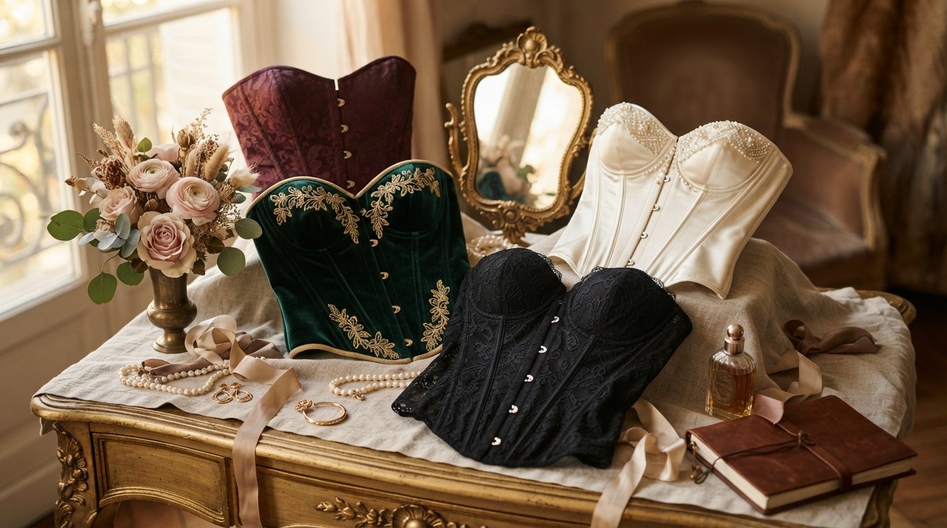 Hero Corset bustier para mulher preto